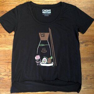 NWT Large Sushi Party Tee by Choke Tees Seattle Modcloth Kawaii Japan Hot Topic
